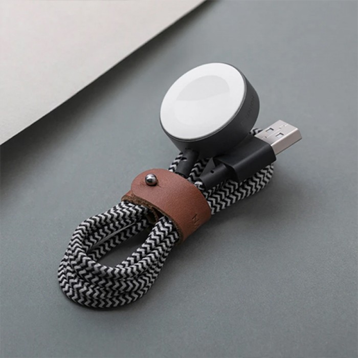 DÂY CÁP SẠC APPLE WATCH NATIVE UNION - RESPONSIBLE PACKAGING - Zebra 